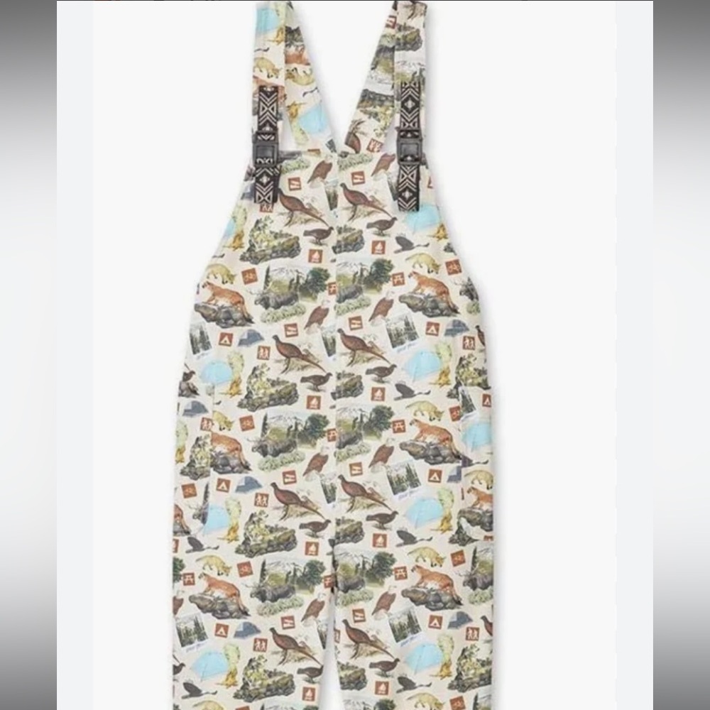 Kavu San Blas Overalls, National Park Pattern, Rare Print, large